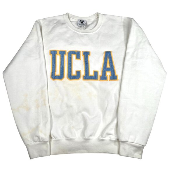 Wideworld Sportswear Embroidered UCLA Logo Athletic Pullover Sweatshirt Tie-Dye - Picture 1 of 14